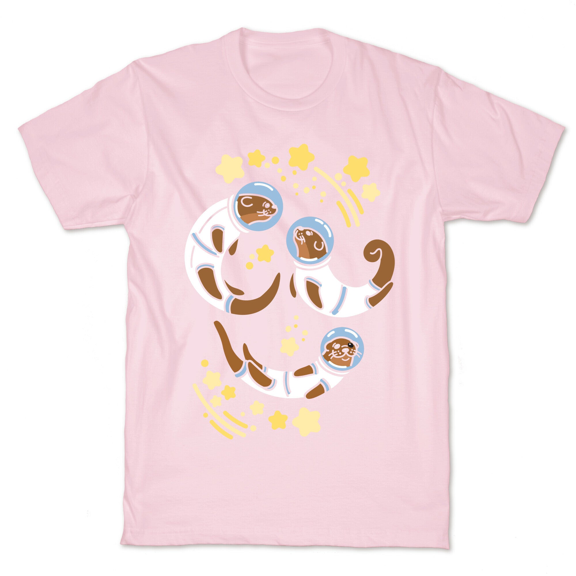 Otters In Space T-Shirt